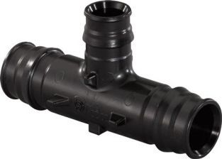 Uponor Quick & Easy t-stuk verlopend 25 x 20 x 25 MM PPSU 1008691